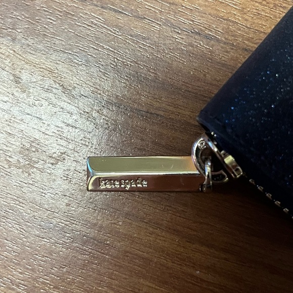 NWOT Kate Spade Indigo Sparkled Clutch - Picture 3 of 7